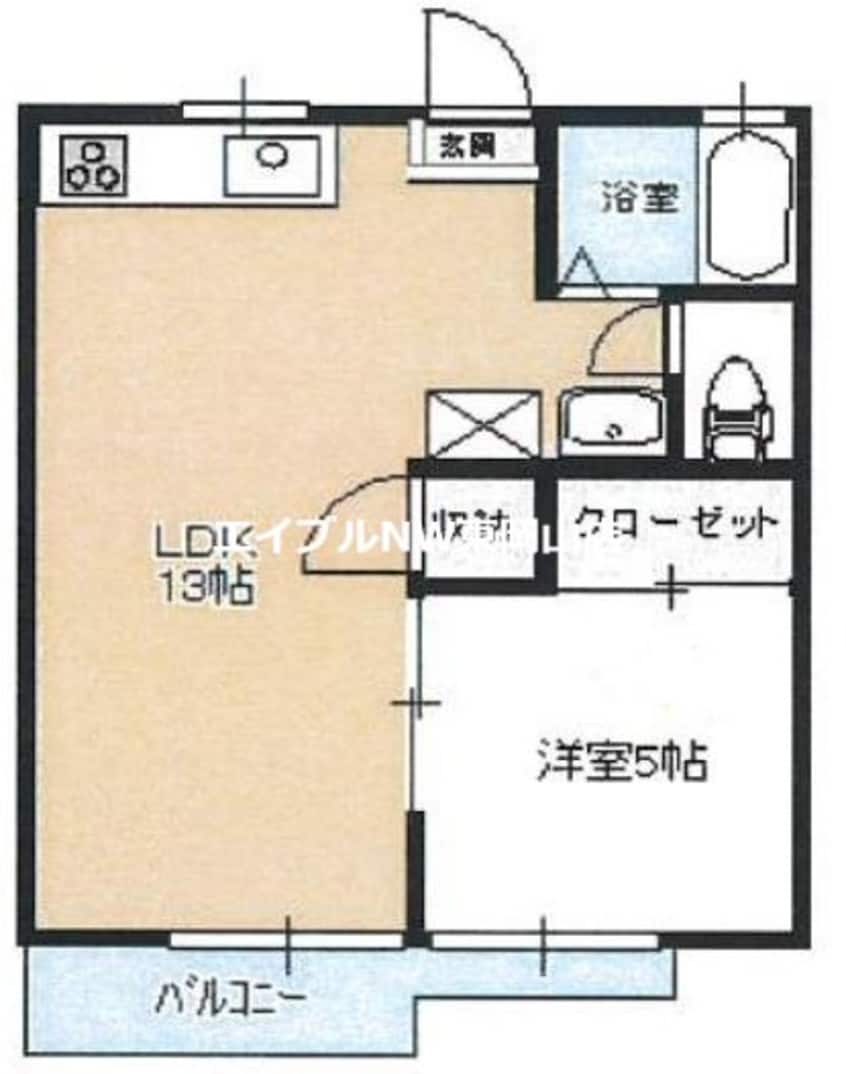 間取図 コーポエスポワール