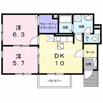 間取図 フォレストサイド横山　Ⅱ