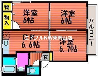 間取図 シャーメゾンふじ