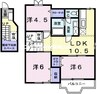 サンライズＴ　Ｅ棟 3LDKの間取り