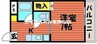 グランデュール旭川 1Kの間取り
