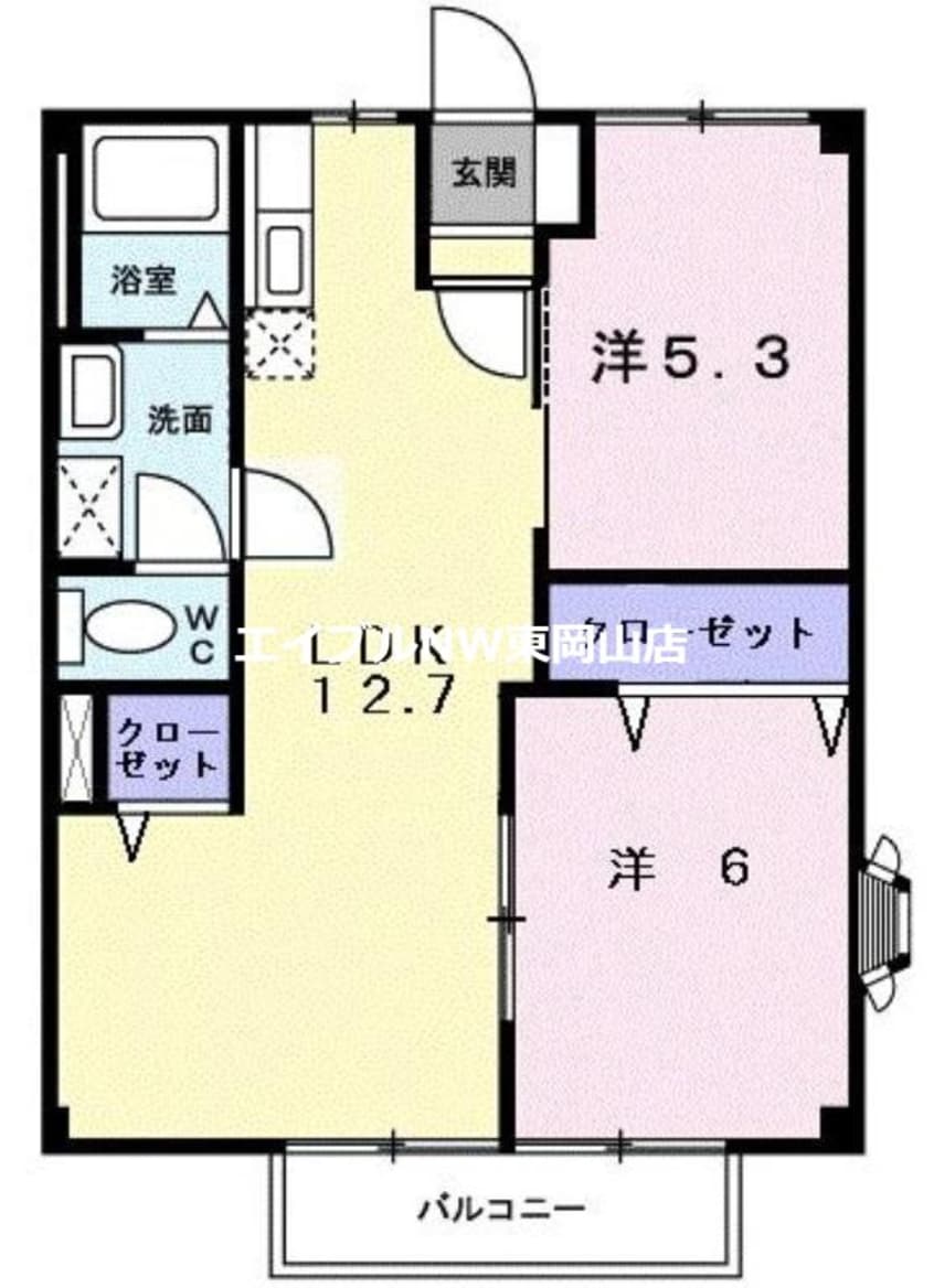 間取図 ニューシティ６６