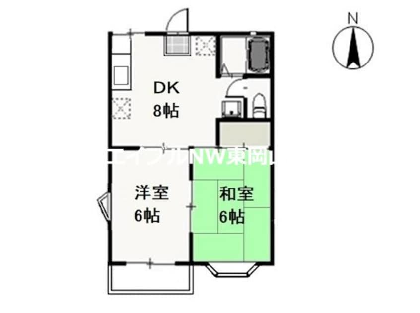 間取図 シャトレイーストＡ棟
