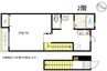 セッテ平井 1Kの間取り