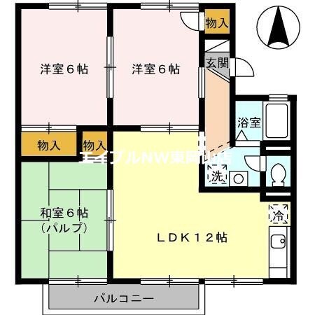 間取り図 グレースタウン原　Ｃ