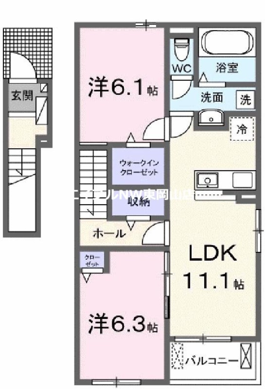 間取図 グランテージ和気Ａ