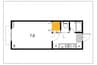コーポブランシェA 1Kの間取り