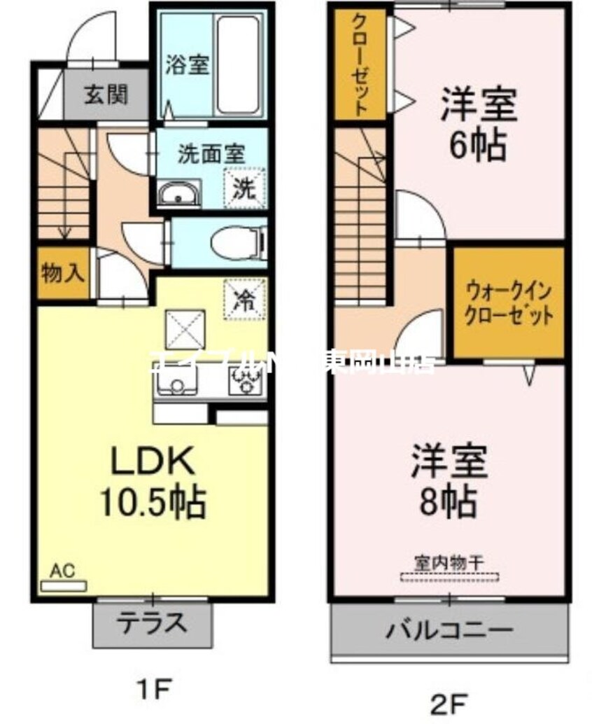 間取図 メゾン　ド　シャルム