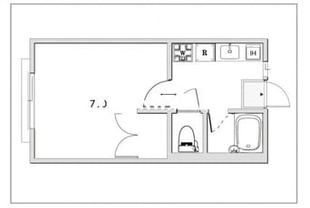 間取図 コーポ雅