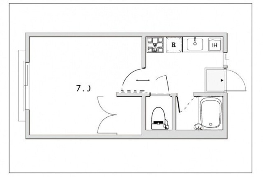 間取図 コーポ雅