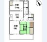 セシーズ兼基　A 3DKの間取り