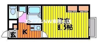 間取図 レオパレスアークハイツ