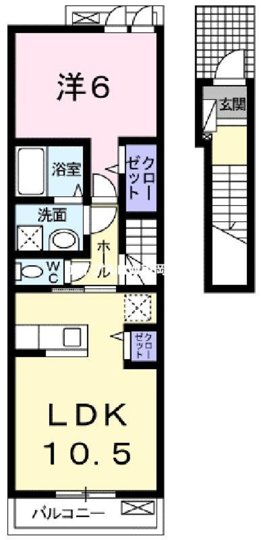 間取図 イル・ヴィラージュ