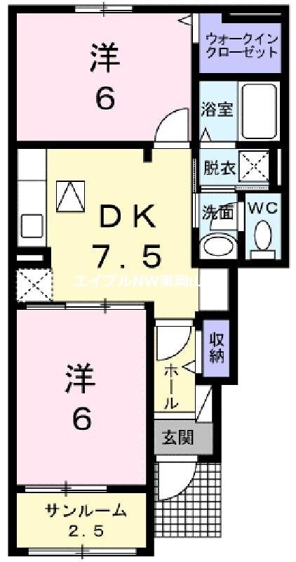 間取り図 アルデバランＢ