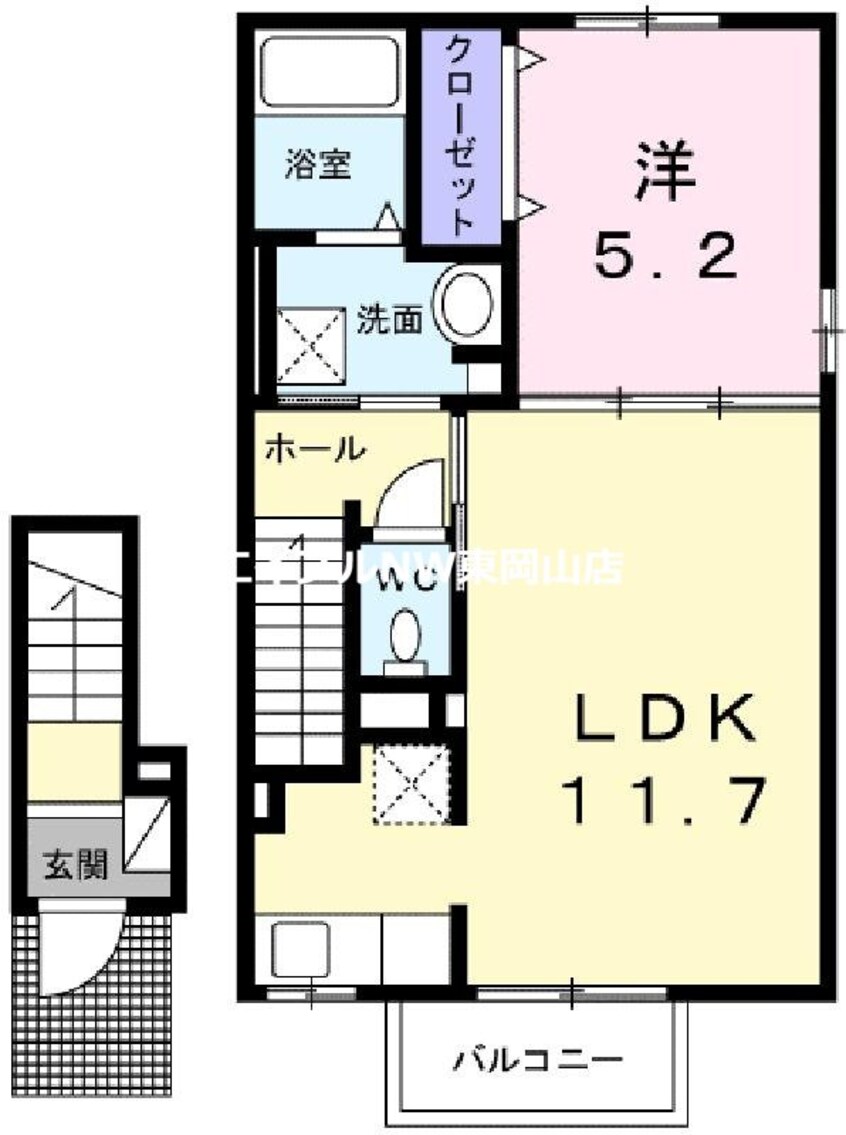 間取図 ラ　ソワ