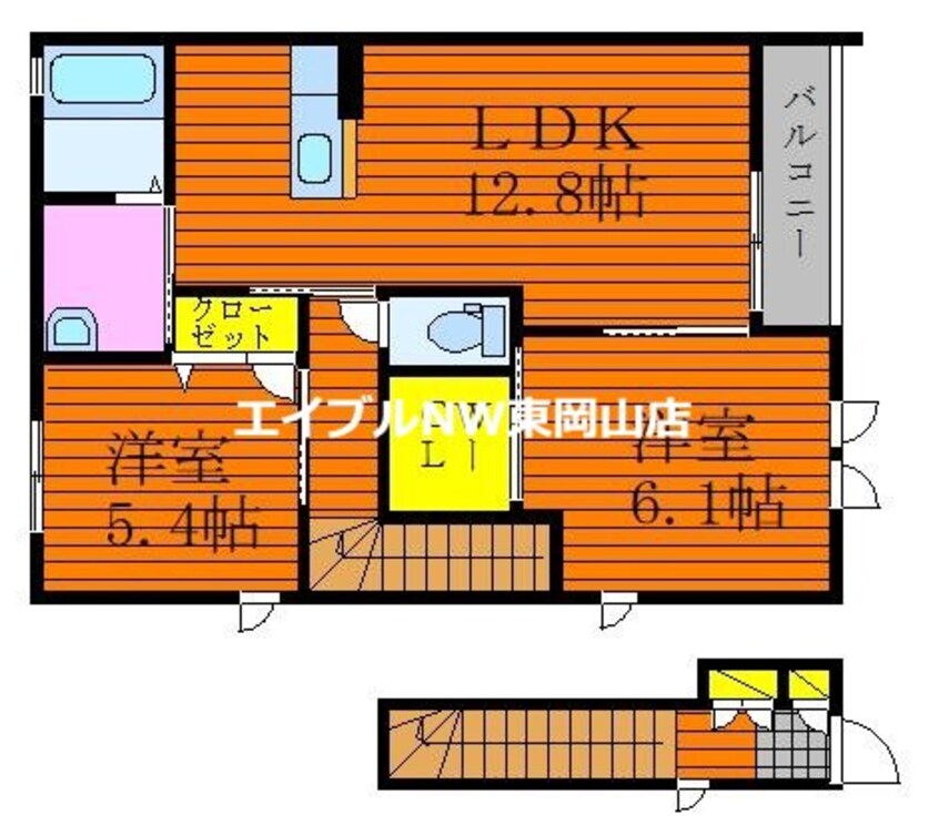 間取図 シャーメゾン　アドニス　Ⅲ棟