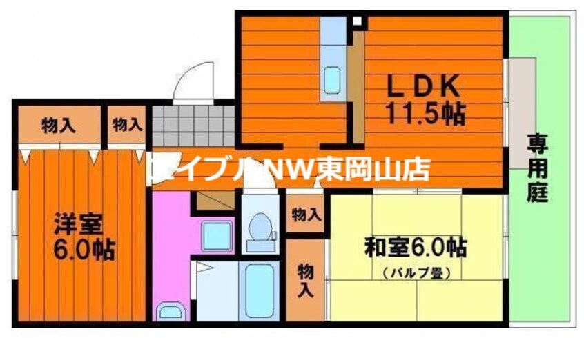 間取図 ニューハピニス　Ｂ棟