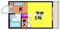 メゾン司　Ｂ館の間取図