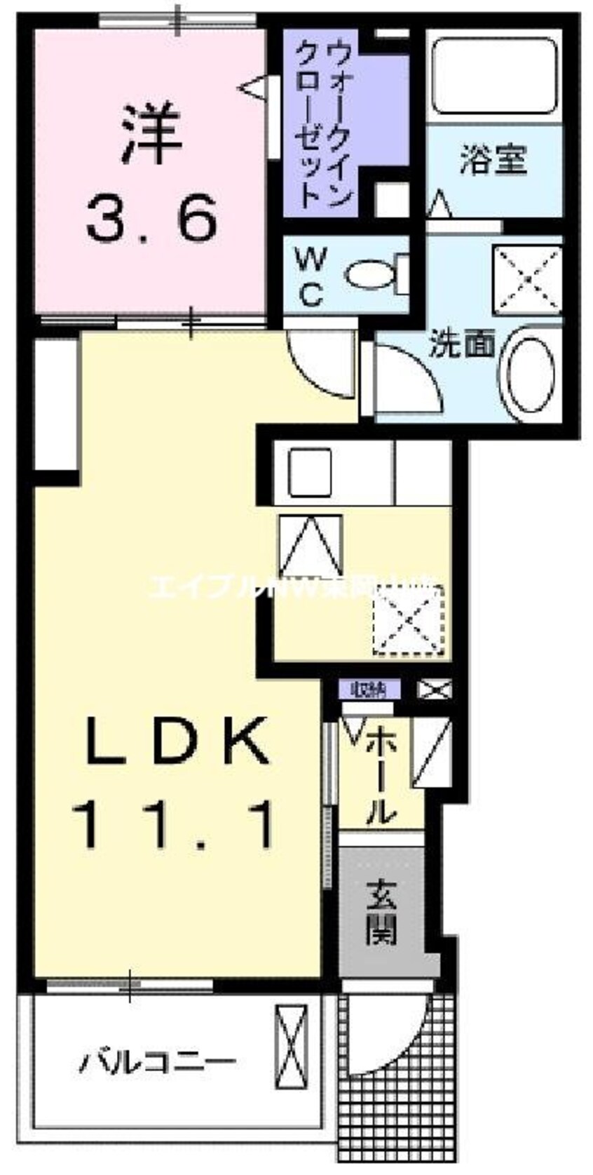 間取図 ピエスモンテ