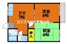ハイツ・リビエラ 2DKの間取り