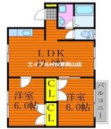 メゾンラスタⅢの間取図