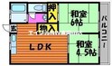 コーポ上中田の間取図