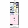 グリーンスプリングス　Ｂ 1Kの間取り