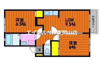 間取図 エトワール中井Ａ