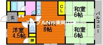 間取図 シティハイツ清水