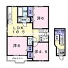 ヴィラ　フォーレスト　Ａ 3LDKの間取り