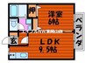 プチメゾン 1LDKの間取り