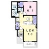 ラフォーレ　Ⅲ 1LDKの間取り