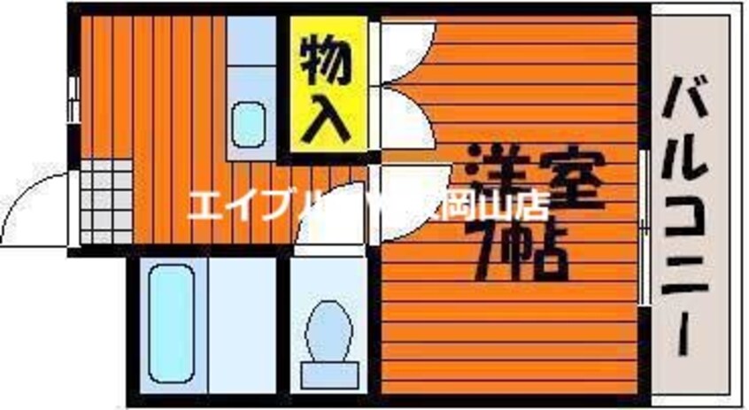 間取図 リバーシティ都