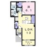 クラウド下市　Ｃ 1LDKの間取り