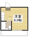 SK西川原 1Rの間取り