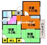 メゾンイーストＤ棟 3DKの間取り