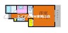 Cocolon Cocoro 1Kの間取り