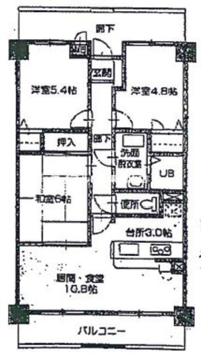 間取図 SD清水