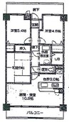 SD清水 3LDKの間取り