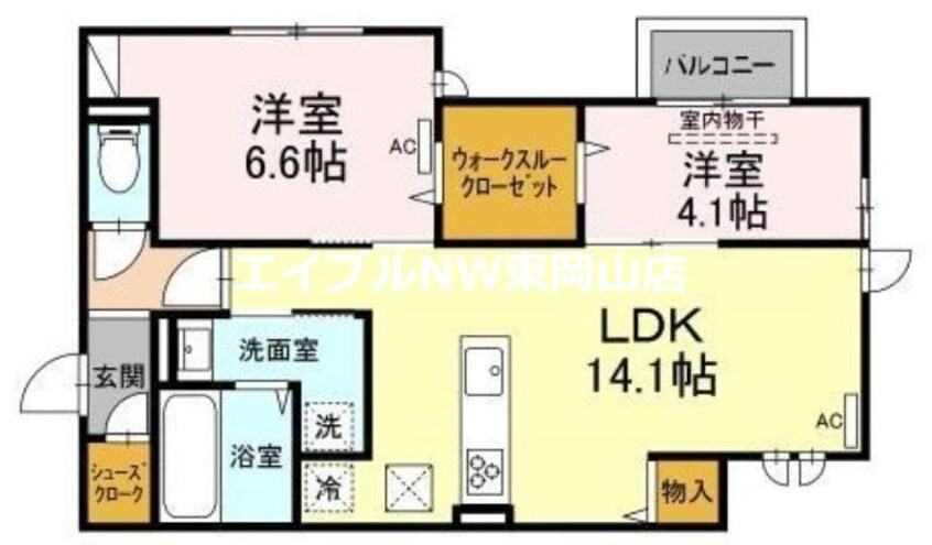 間取図 メゾン　ド　クレア