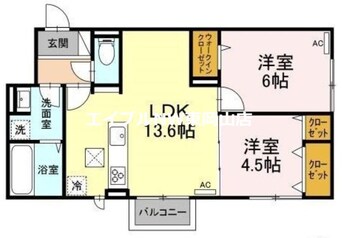 間取図 メゾン　ド　クレア