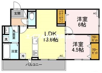 間取図 メゾン　ド　クレア