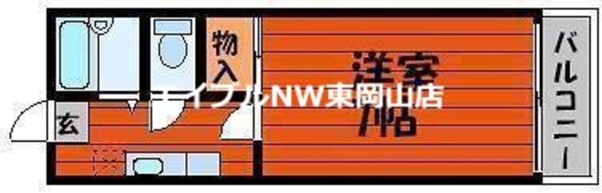 間取図 プレアール西川原