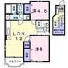 ジュネスコートＹ 2LDKの間取り