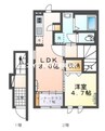 エアロ　フォレスト　Ⅰ 1LDKの間取り