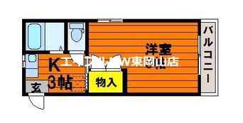 間取図 リトルハイム長岡６１号館