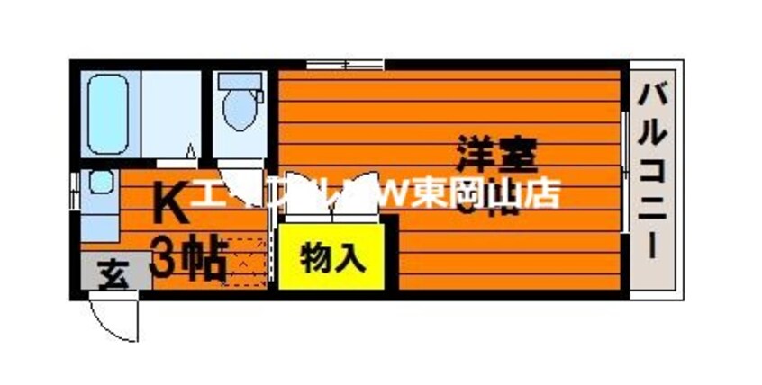 間取図 リトルハイム長岡６１号館