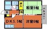 ソレジオ・ヨシダ 2DKの間取り