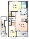 アザレア 2LDKの間取り
