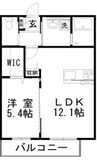 フローレンスⅦ 1LDKの間取り